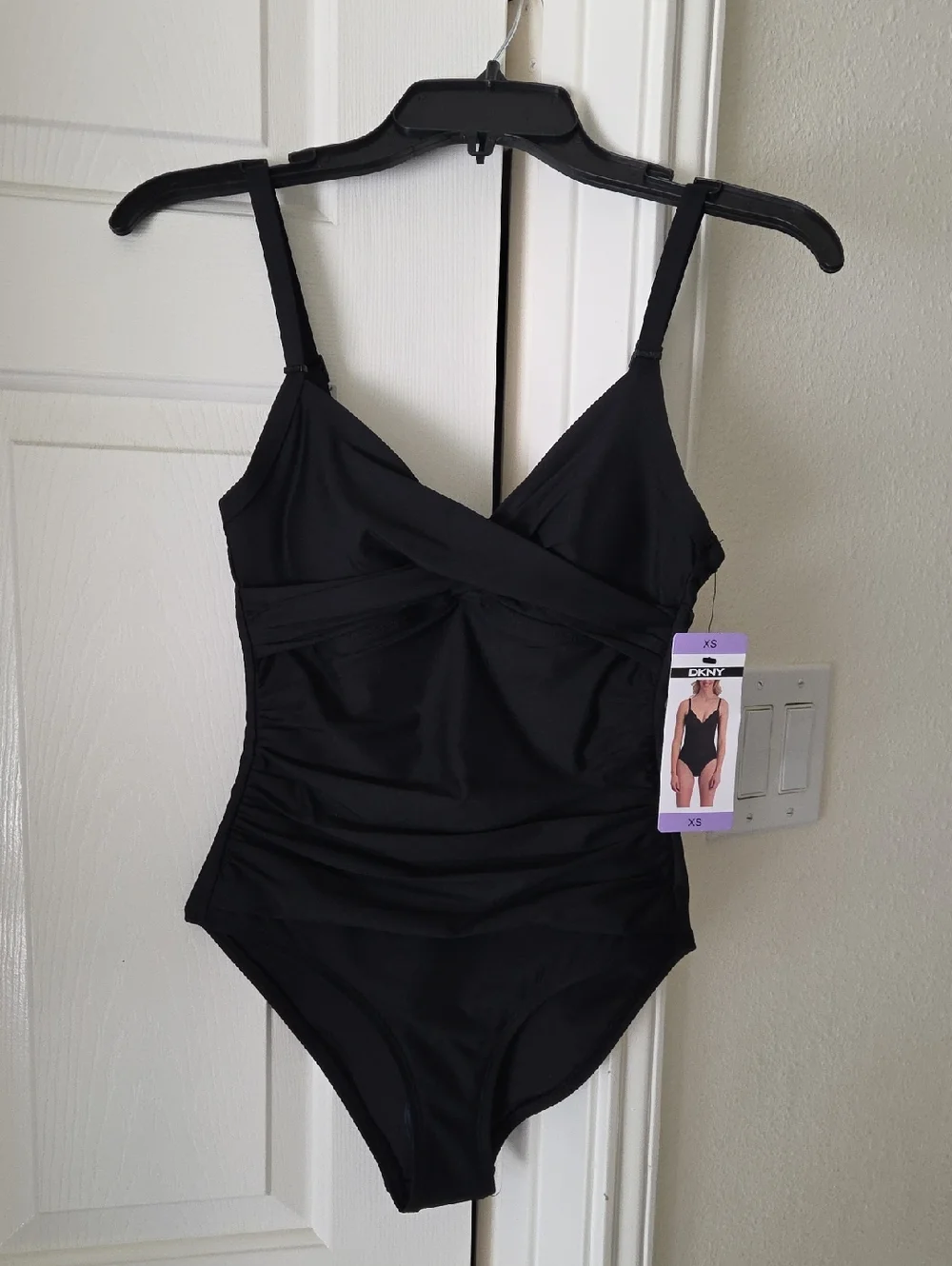 DKNY Black Women's One-Piece Swimsuit - Picture 6 of 10